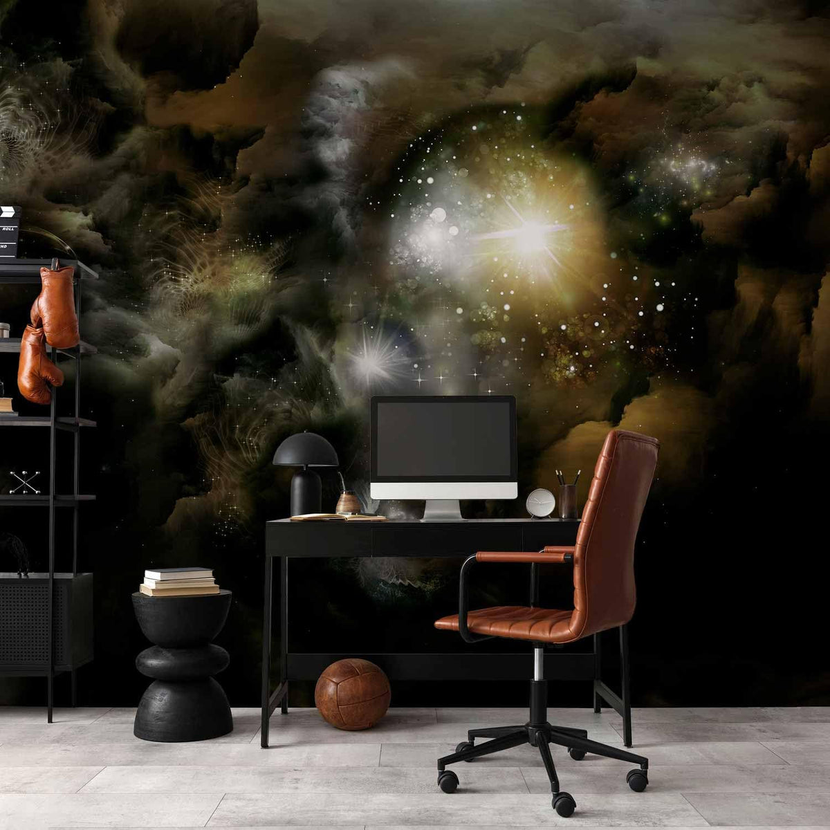artgeist Wall Mural Cosmos Galaxy 173x124 in - Peel and Stick Self-Adhesive Wallpaper Removable Large Sticker Foil Wall Decor Print Picture Image Design n-A-0027-a-b