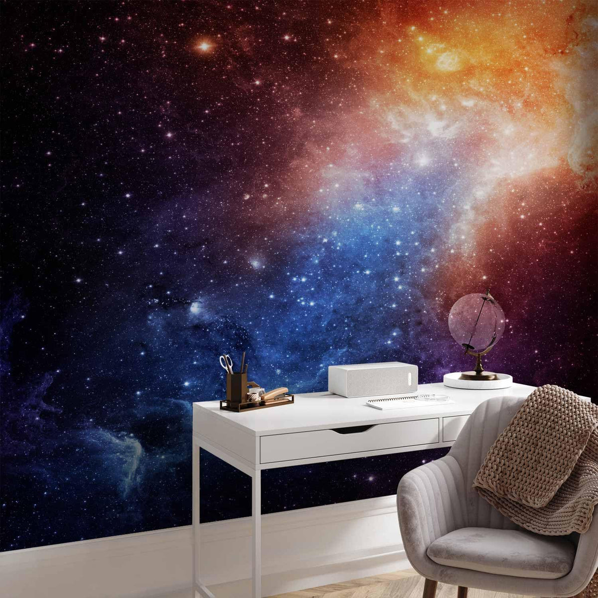 artgeist Wall Mural Cosmos Galaxy 118x83 in - XXL Non-Woven Wallpaper Fleece Wall Decor Photo Print Picture Image Design Home f-B-0057-a-a