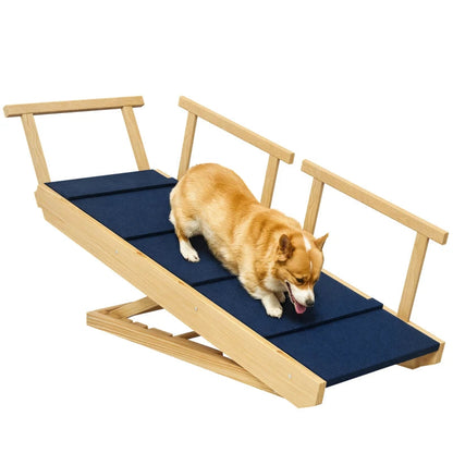 Dog Ramp With Removable Guardrails