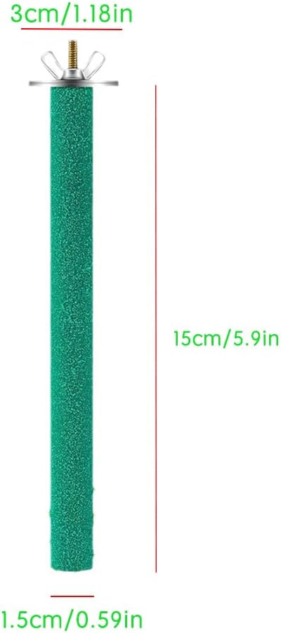 10 Pcs Parrot Perch Stand Bird Perch Stand Toy Colorful Paw Grinding Stick Cage Wooden Parakeet Perch Accessories for Cockatiels