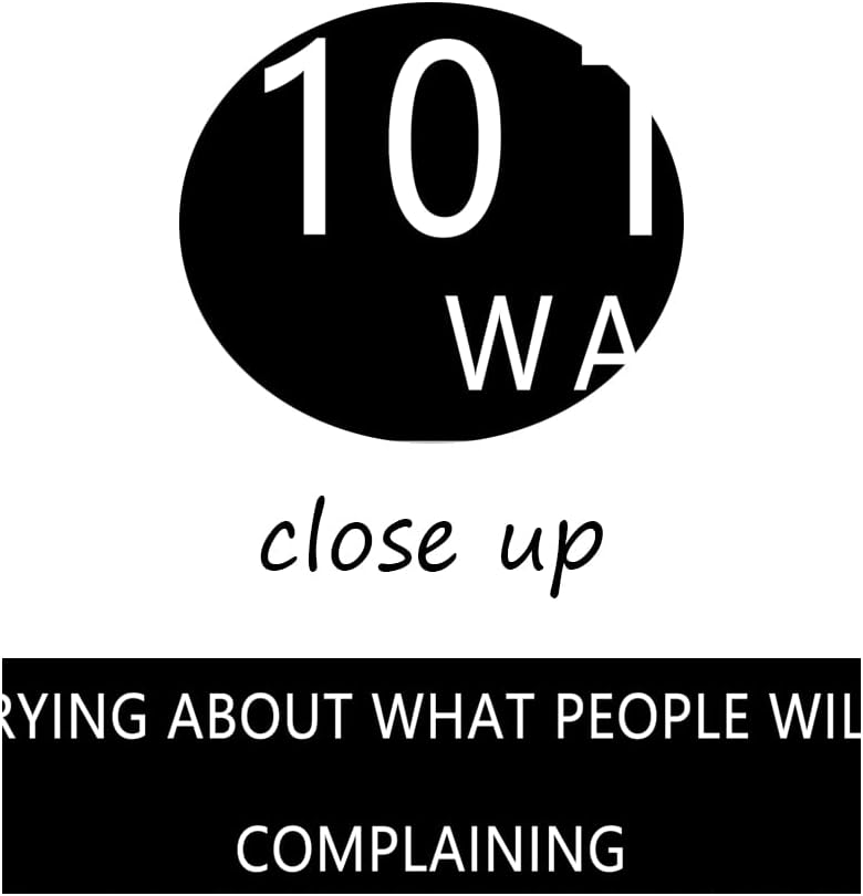 Inspirational 10 Time Wasters Wall Art for Office Motivational Positive Quote Canvas Poster Wall Decor Paintings Wooden Framed Artwork Living Room Bedroom Home Decoration Ready to Hang [24''W x 36''H]