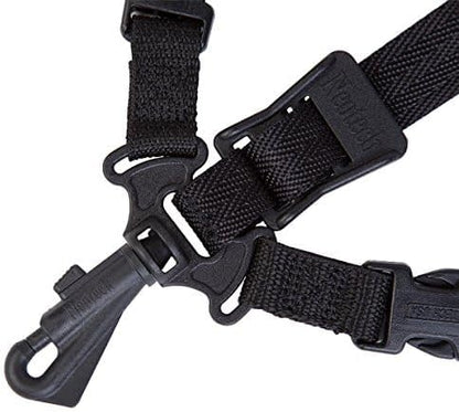 Neotech Soft Harness – Padded Neoprene Saxophone Shoulder Harness with Swivel Hook | Adjustable, Comfortable Support – Regular, Black, Made in USA