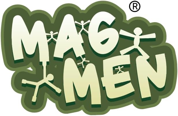MAGMEN Magnetic Fidget Toys Travel Entertainment for Kids Ages 3+ | STEM Sensory Toys for Airplane, Car Trips & Quiet Play. 40-Piece Mixed Combination