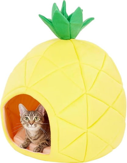 YML Pineapple Pet Bed House for Small Animals, Cats and Dogs (FH034_1)
