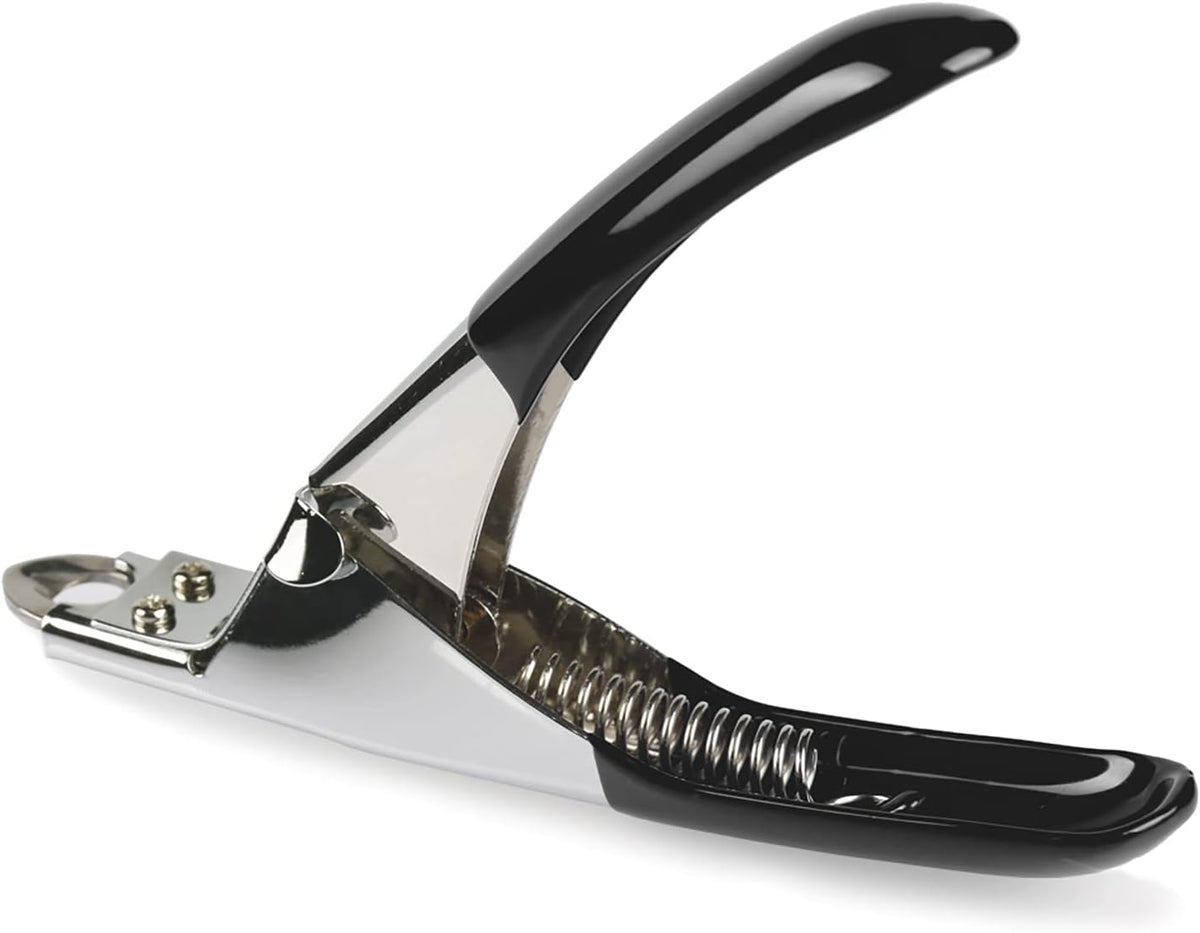 Dog Cat Pets Nail Clippers, Professional Pets Claw Trimmer with Free Nail File, Sharp Stainless Steel Blade, Sturdy Non Slip Handles - for Safe, Professional at Home Grooming