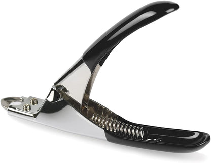 Dog Cat Pets Nail Clippers, Professional Pets Claw Trimmer with Free Nail File, Sharp Stainless Steel Blade, Sturdy Non Slip Handles - for Safe, Professional at Home Grooming