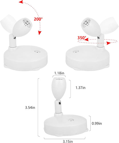 Cordless Spotlight Battery Operated, RGB Indoor Plant Light, Dimmable Accent Uplight with Remote, Color Changing Display Lighting for Picture Tree Photo Dartboard Painting Art