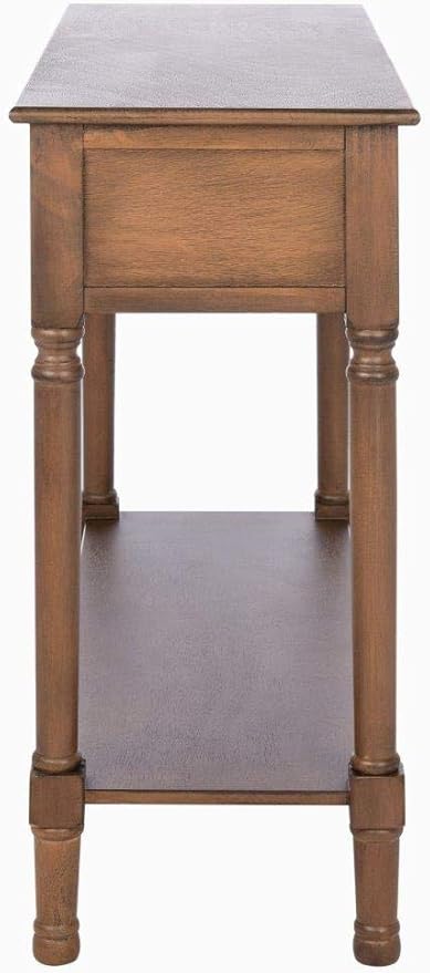 SAFAVIEH Home Collection Landers Brown 2-Drawer Console Table CNS5710C