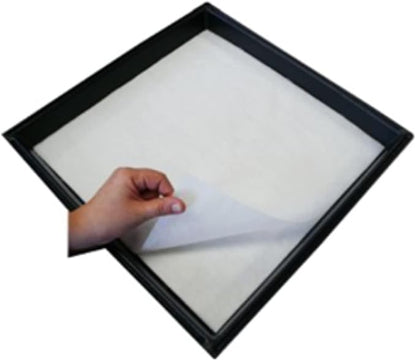 Bird Cage Liner Sheets, 18x18 and 24x36 Inches, 100 Count, White, Custom Cut (60lb up to 24x36)