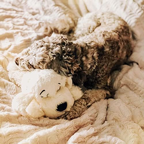 Original Snuggle Puppy Heartbeat Puppy Toy - Heartbeat Puppy for Dogs - Pet Anxiety Relief and Calming Aid - Comfort Dog Toy - Behavioral Training and Sleep Aid Cuddle buddy - Crate Training Essential