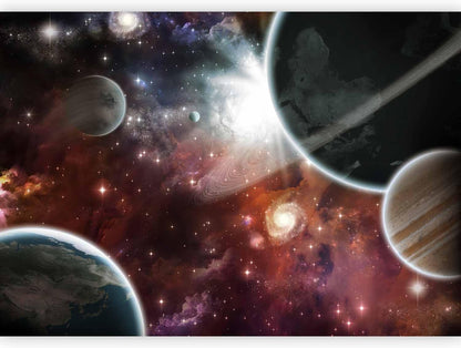 artgeist Premium Wall Mural Cosmos Galaxy 138x101 in - XXL Non-Woven Wallpaper Fleece Wall Decor Photo Print Picture Image Design Home 10110905-32