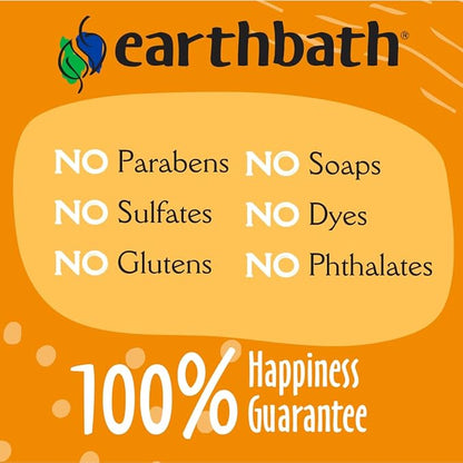 earthbath, Ultra-Moisturizing Shea Butter Shampoo - Dog & Cat Shampoo, Plant-Based, Cruelty-Free, Vegan, Gluten-Free, Non-GMO, Made in USA, Avocado and Calendula - 16 Oz (1 Pack)