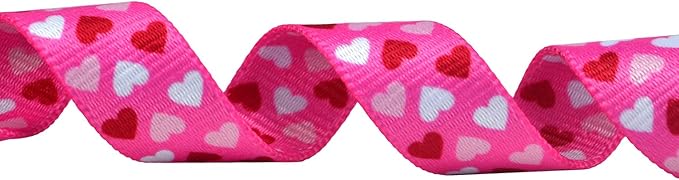 Dog Collar - Adjustable Heart Dog Collar - Love Theme - Perfect for Small Medium Large Dogs(Pink Heart,L)