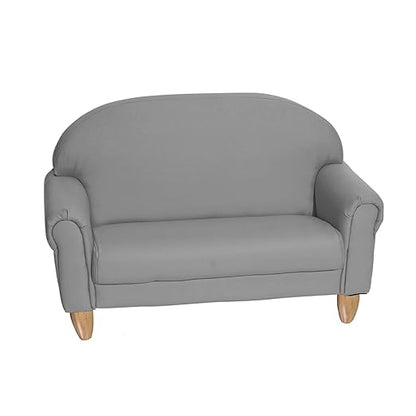 Children's Factory As We Grow Sofa, Gray, CF805-314, Playroom Couch, Daycare Furniture, Kids Seating for Classroom, Flexible Seating for Elementary