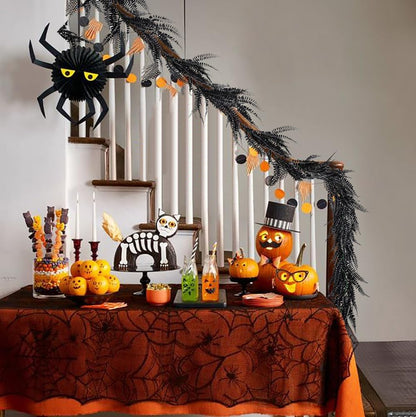 RECUTMS 2pcs Black Garland Artificial Hanging Plants 6 FT Boston Faux Ferns Garland Halloween Thanksgiving Party Outdoor Indoor Decor for Home