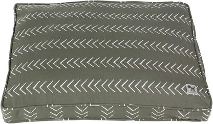 Molly Mutt Dog Crate Pad Cover, 100% Cotton Canvas Cover for Dog or Puppy Crate Bed, Durable, Washable, and Free of Harmful Chemicals, Pre-Shrunk, 54"x37"x2.5", Forever Young