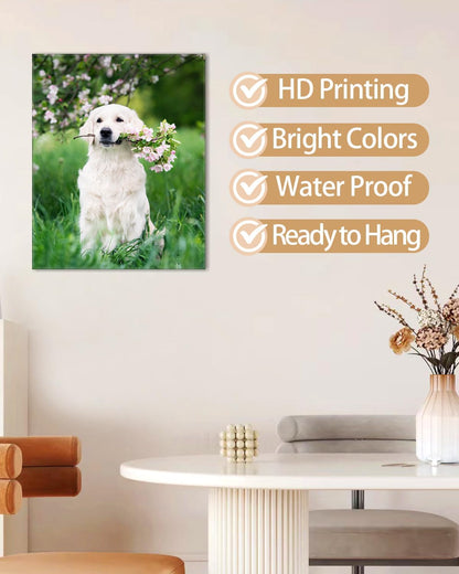 AbcCustomize Custom Canvas Prints,Transform Your Memories into Beautiful Art with Personalized Photo on Canvas,Personalized Canvas Wall Art for Home Decor, Gifts, and Keepsakes