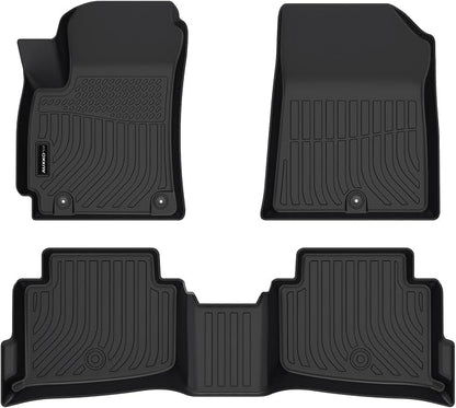 Auxko All Weather Floor Mats for Kia Seltos 2024 2025 2026 TPE Liners All Season Accessories Guard Odorless Anti-Slip Floor Liners for Kia Seltos 2024 2025 2026