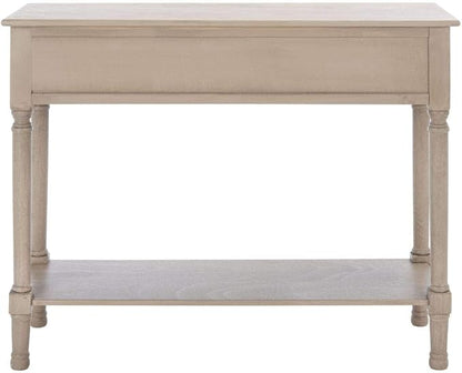 SAFAVIEH Home Collection Landers Greige2-Drawer Console Table CNS5710D, Greige