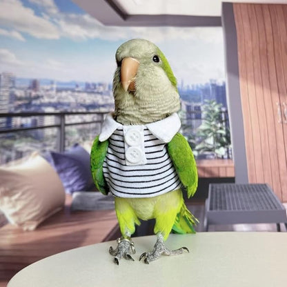 Bird Diaper Flight Suit for Parrots, Lovebirds, Parakeets & Cockatiels - Summer Clothes Cosplay Photo Prop - Small Animal Apparel (Without Diaper, Lovebird)