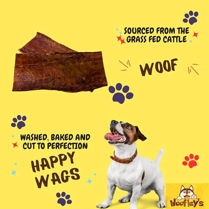 Woofley's - Esophagus Jerky (30 Count) - Gullet Sticks for Dogs - Safe, All-Natural Dog Chews - Promotes Dental Health