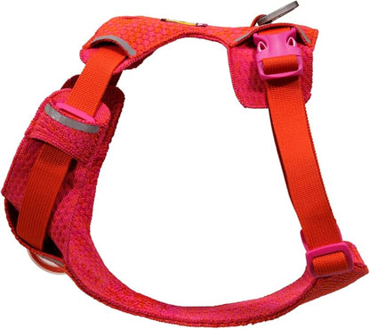 Ruffwear, Front Range Flex Dog Harness, Engineered Knit Construction for Ultimate Fit and Mobility, Lightweight Flexible Everyday Harness with Dual Leash Clips, Rose Violet, XXX-Small