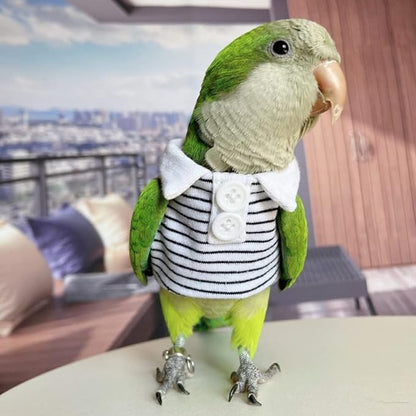 Bird Diaper Flight Suit for Parrots, Lovebirds, Parakeets & Cockatiels - Summer Clothes Cosplay Photo Prop - Small Animal Apparel (Without Diaper, Lovebird)