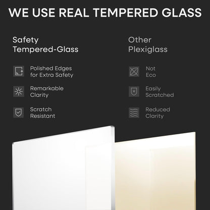 Homeforia Black Wood Frame 24x32, High End Oak 24x32 Large Wooden Poster Frames with Mat 20x28 inch Photo, 24 x 32 Picture Frame Matted to 20 x 28, 32x24 Thin Frame, Tempered Glass, Wall Kit, Set of 1