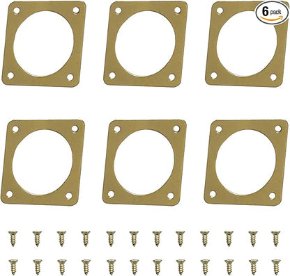 6-piece Metal Bluebird House Predator Guard，Metal Birdhouse Guard，Bird House Hole Protector Guard for Eastern Bluebird Box （3.81 cm Opening）