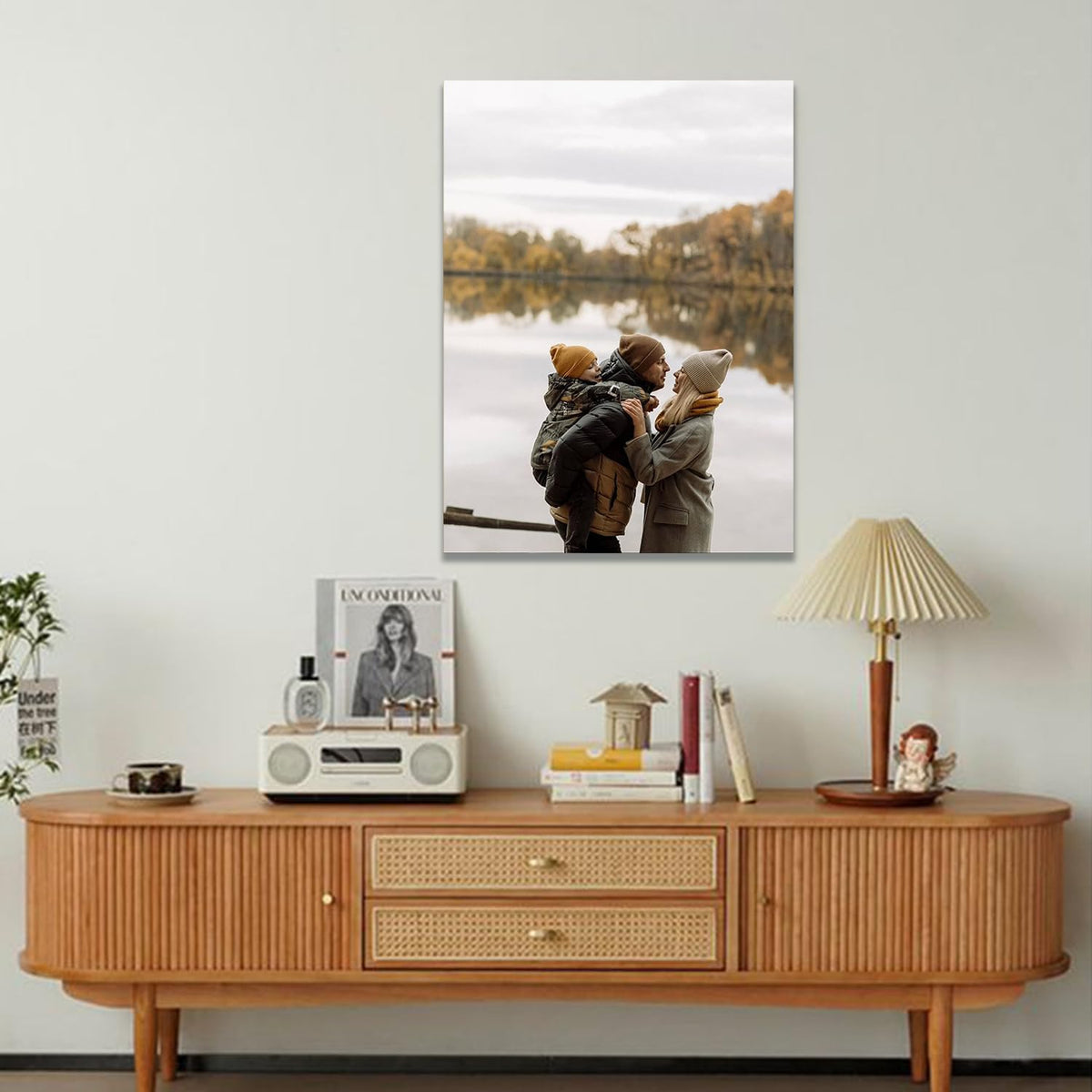 GZZFXXD Personalized Custom 22''x28'' Canvas Prints with Your Photo/your Image Large Wallart Wall Decor for Bedroom Dining room Living room Children's room