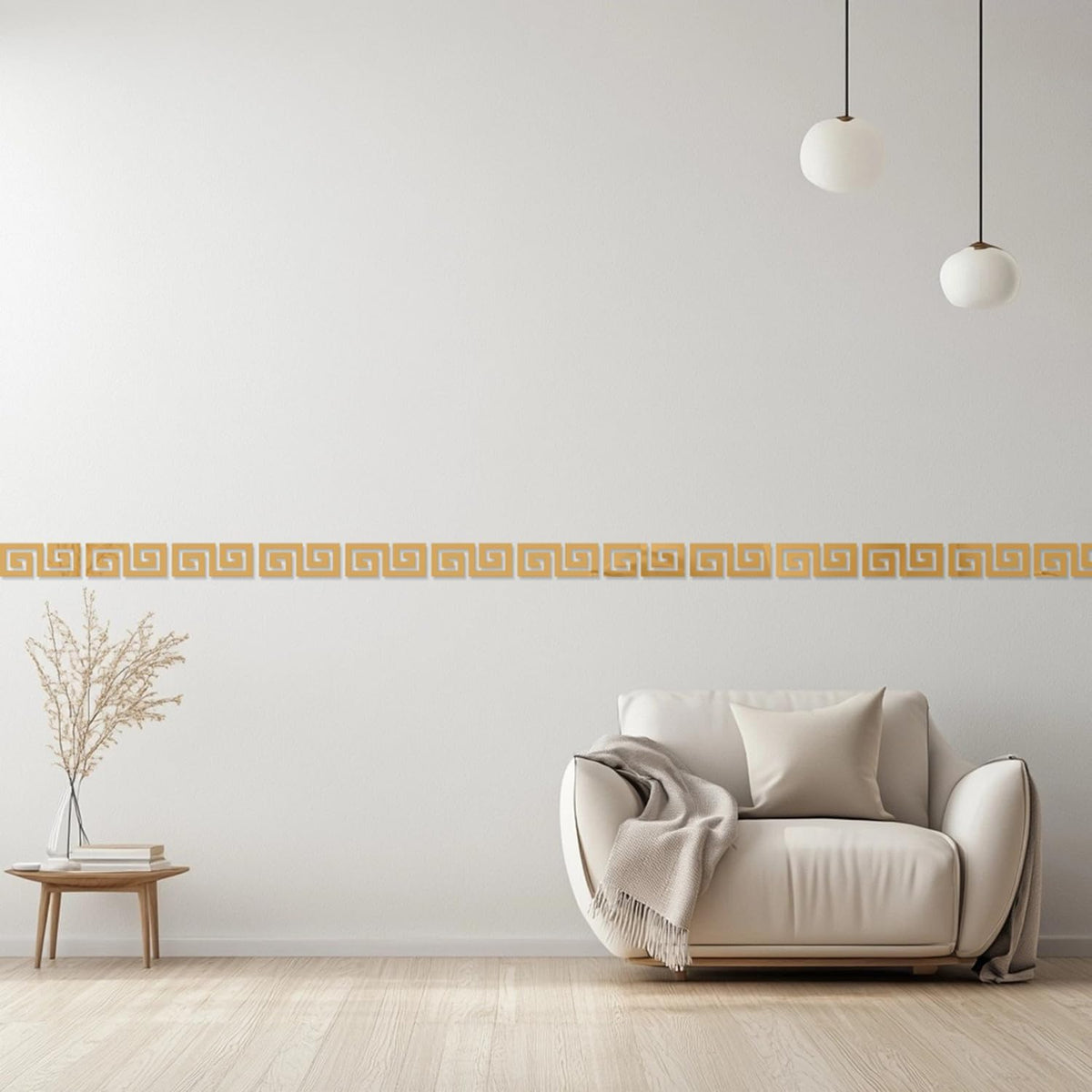 15 Pcs DIY Geometric Shape Acrylic Decorative Mirror Stickers Removable Adhesive Wall Mirror Décor for Living Room Home Background (Gold,3.15 * 7.87inches)