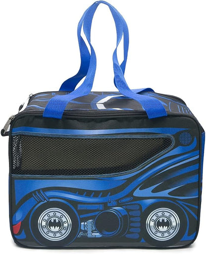 Buckle-Down DC Comics Batman Bag, Pet Carrier, Bat Mobile Car, Polyester Canvas, (IPC-BMIS) 17.5" L x 11.0" W x 12.0" H