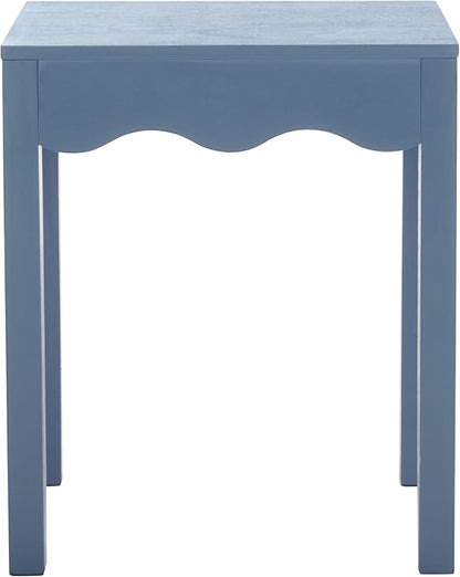 SAFAVIEH Home Collection Lilith Blue Square Wave Accent Table