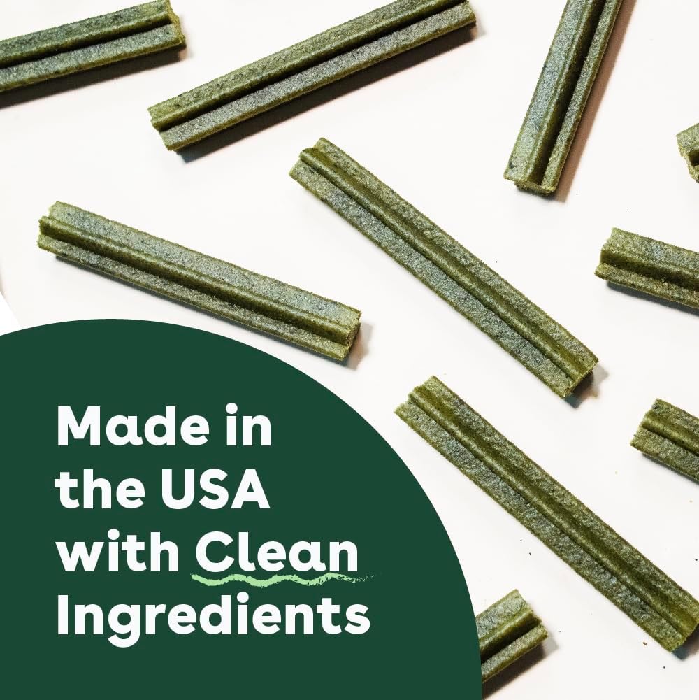 Pupford Dental Chews for Dogs, All-Natural 4-Inch Sticks for Plaque, Tartar & Bad Breath, Grooved Texture, Limited Ingredients, Made in USA (30 Count)