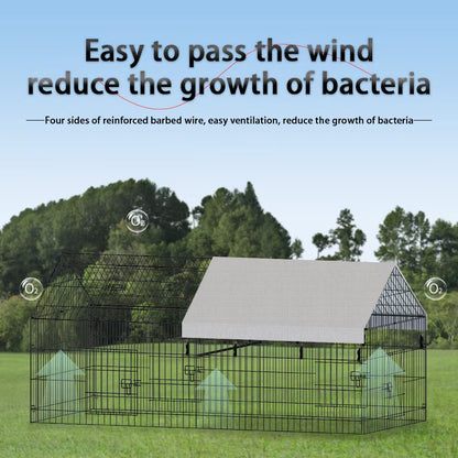 Pointed Wire Chicken Coop For Poultry Breeding