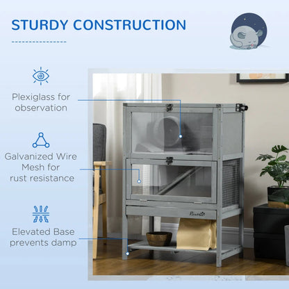 5-Tier Hamster Cage Mice Habitat Rat Habitat With Openable Top