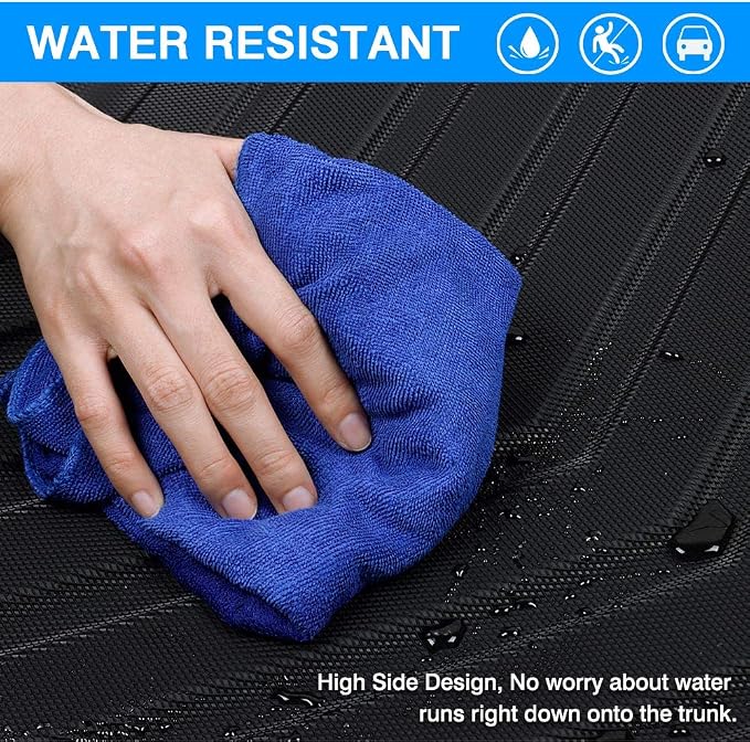 Cartist Cargo Liner for Honda Civic 2012-2015 All Weather Trunk Liner Odorless High Side 3D Anti-Slip Trunk Floor Mat