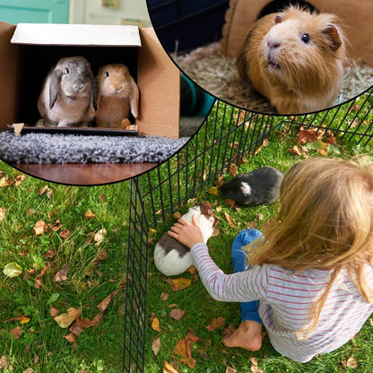 48 Tall Dog Playpen Crate Fence Pet Play Pen Exercise Cage -8 Pane