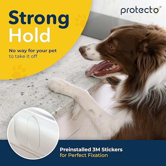 PROTECTO Window Sill Protector from Dogs - 29.5 x 5.1 Clear Window Guards from Cats Scratching, Chewing & Clawing | Keep Your Sills Smooth & Paws Safe | Ultra Strong Window Sill Cover Protection