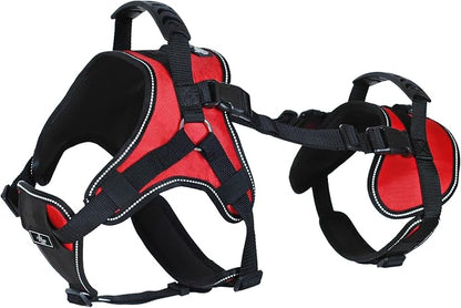 Doggie Stylz Multi-Functional Dog Harness Vest | Designed for Front-Only, Rear-Only or Full-Body Dog Lifting, Please Measure Your Before Ordering