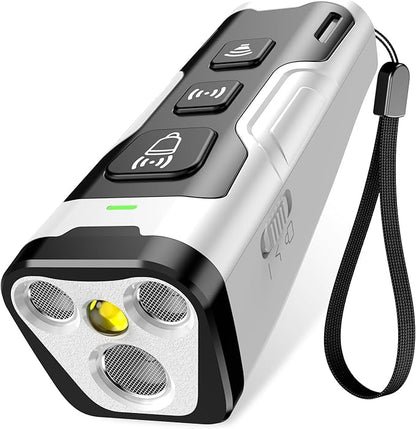 Dog Bark Deterrent Device, 3X Ultrasonic Anti Barking, 6 Training Modes 23 FT Range Barks No More Indoors Outdoors Behavior Correct Safe & Humane Rechargeable Compact Bark Control for Dogs