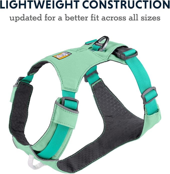 Ruffwear, Hi & Light, Everyday Lightweight Dog Harness, Trail Running, Walking, Hiking, All-Day Wear, Sage Green, Small