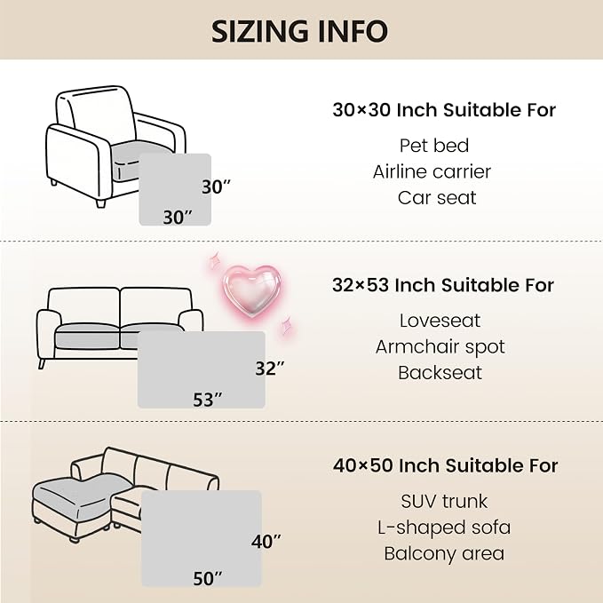 gogobunny 3X Stronger Waterproof Pet Blanket, Scratch Proof Furniture Protector for Dogs Cats, Reversible Cover 32x53 Inch, Dark Blue