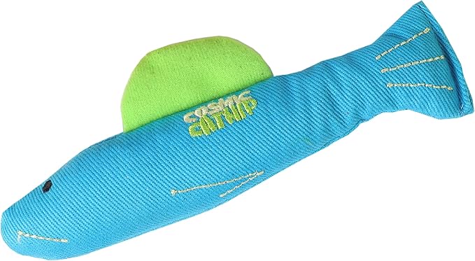 Our Pets 100-Percent North American Catnip Filled Fish Cat Toy (Interactive Cat Chew Toy), Annette (1050011546)