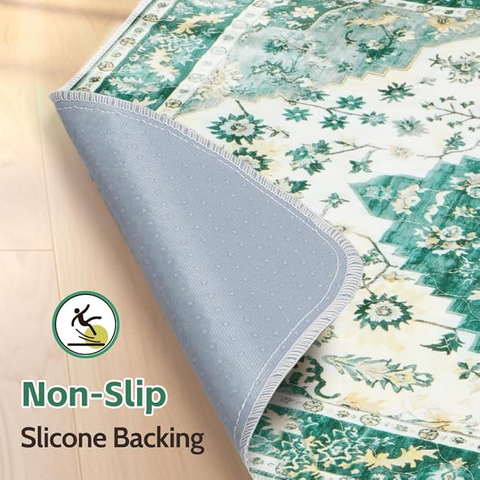 Washable Pee Pads for Dogs, 2 Pack Reusable Puppy Training Pads 72"x72" Super Absorbent Waterproof Dog Training Pads, Non-Slip Potty Pads, Whelping Pads Litter Mat Green Medallion