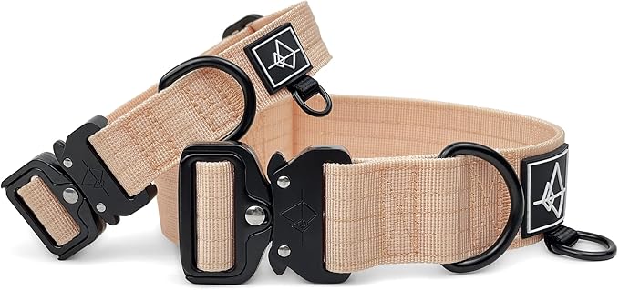 Made to ROAM Premium Dog Collar - Adjustable Heavy Duty Nylon Collar with Quick-Release Metal Buckle (Carolina Blooms, Classic Size 4)