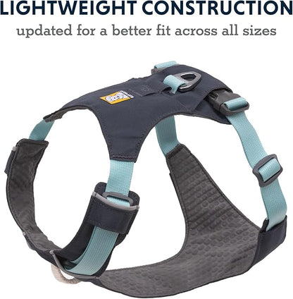 Ruffwear, Hi & Light, Everyday Lightweight Dog Harness, Trail Running, Walking, Hiking, All-Day Wear, Basalt Gray, Small