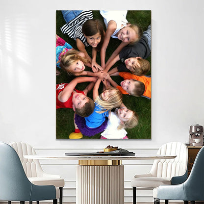 GZZFXXD Personalized Custom18''x24'' Canvas Prints with Your Photo/your Image Large Wallart Wall Decor for Bedroom Dining room Living room Children's room(Unframed)