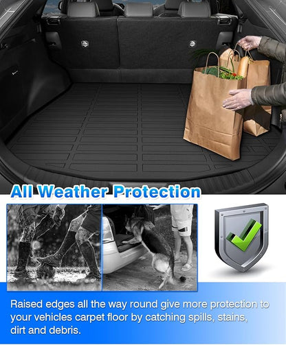 Solterra Cargo Liner - Trunk Mat for Subaru Solterra 2023-2026 & Toyota BZ4X 2023-2025, All Weather Cargo Mat for Solterra Accessories, Heavy Duty Car Mats, Car Accessories