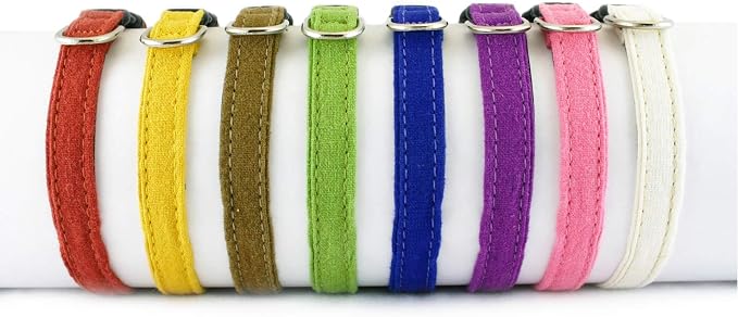 Toy Dog Collars (Rust)
